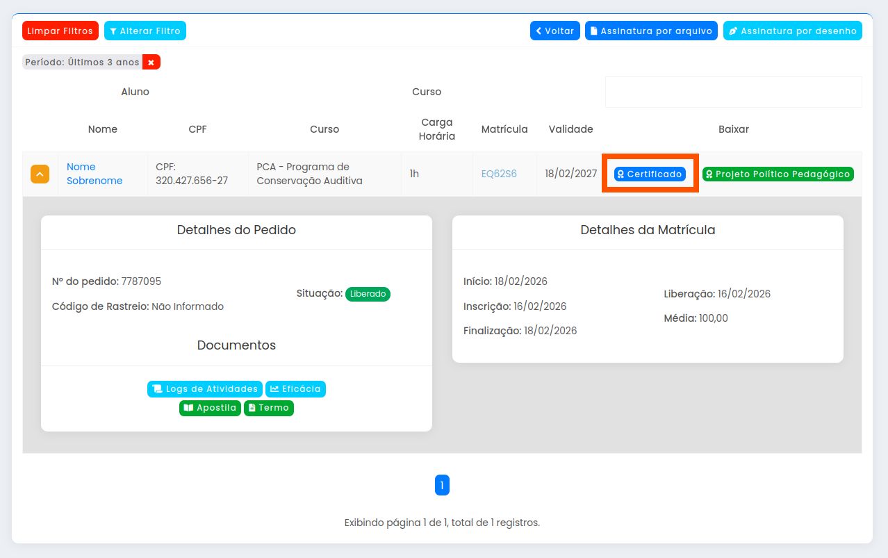 Como baixar certificado no desktop
